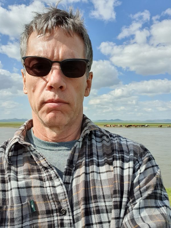 Mark Steere outdoors on a summer day